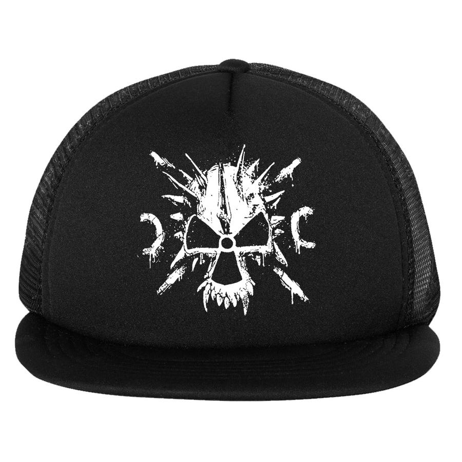 T-Shirt Officiel Corrosion Of Conformity - Logo Crâne - Blanc - Neuf Avec Étiquettes